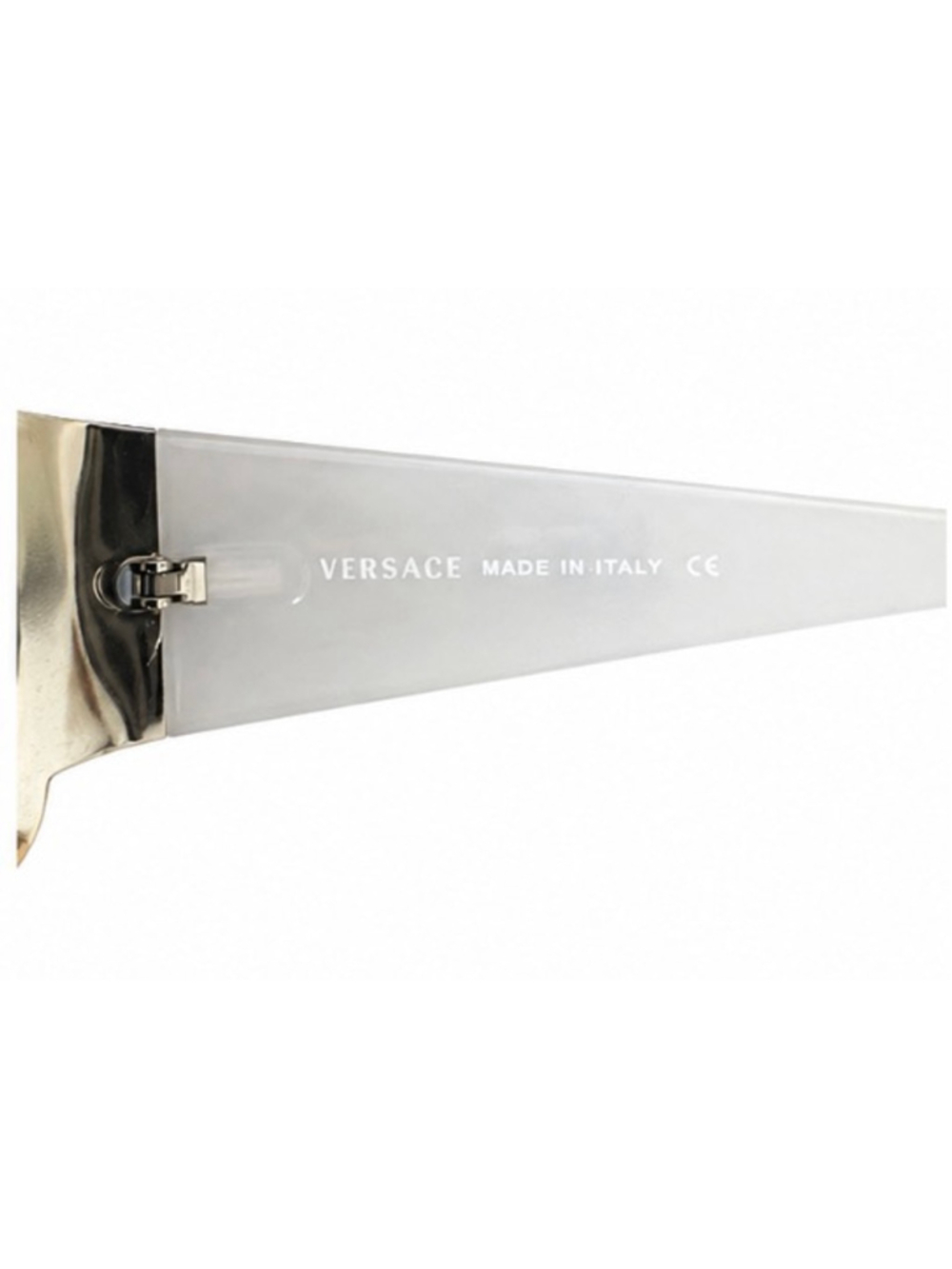 NWOT Women's Versace Black & White Shield Sunglasses - Picture 5 of 5